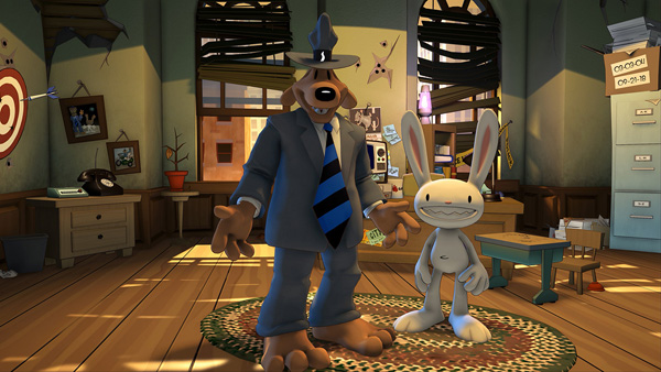 Sam & Max in the office
